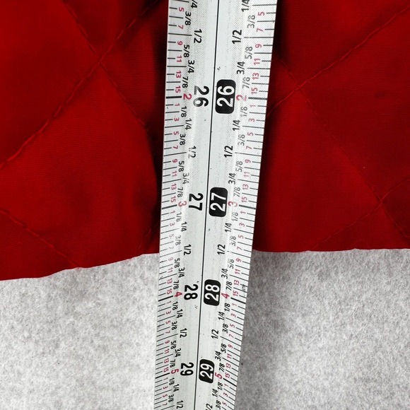 Susan‎ Graver Style Womens MEDIUM Jacket Red Quilted Frog Closure Chinese - Picture 11 of 13